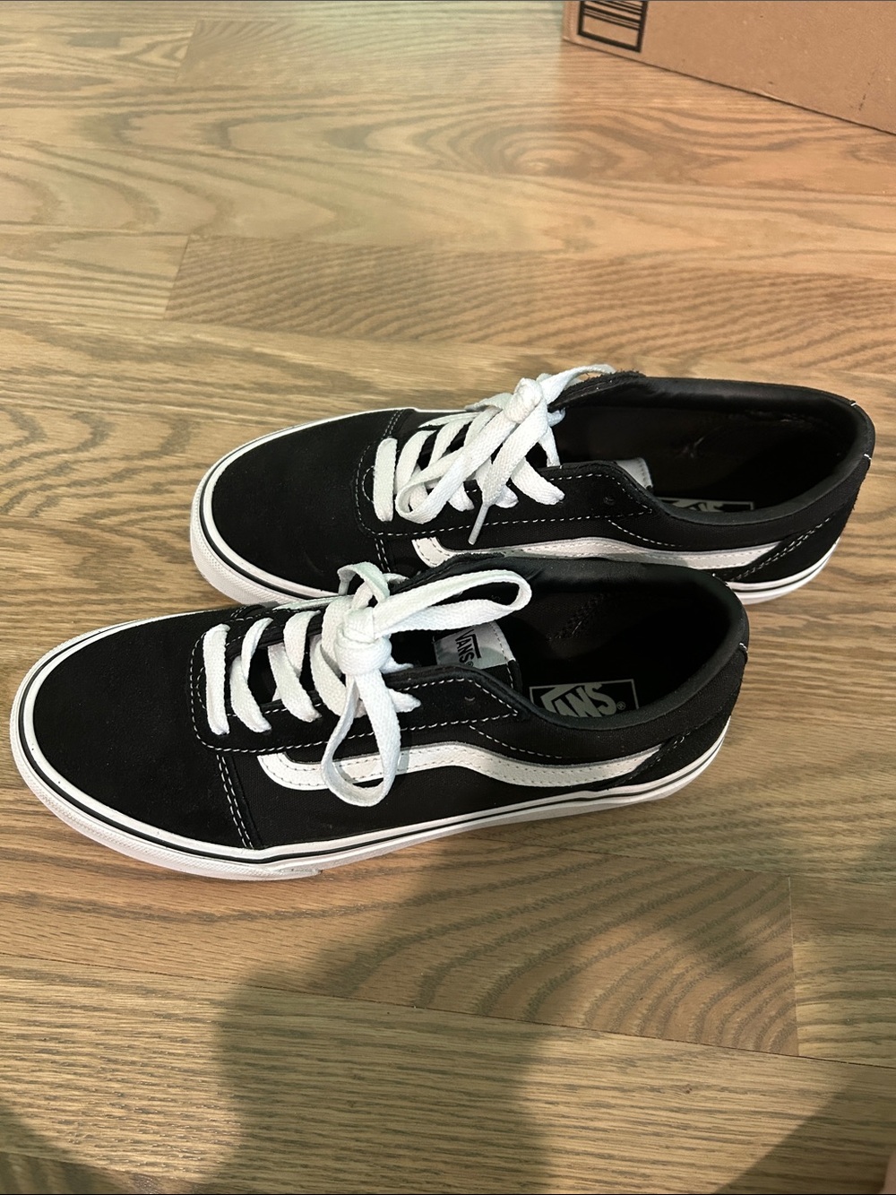 Vans Black and White Sneakers